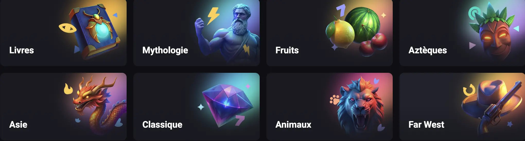 Collections de jeux Bet Rivieara 